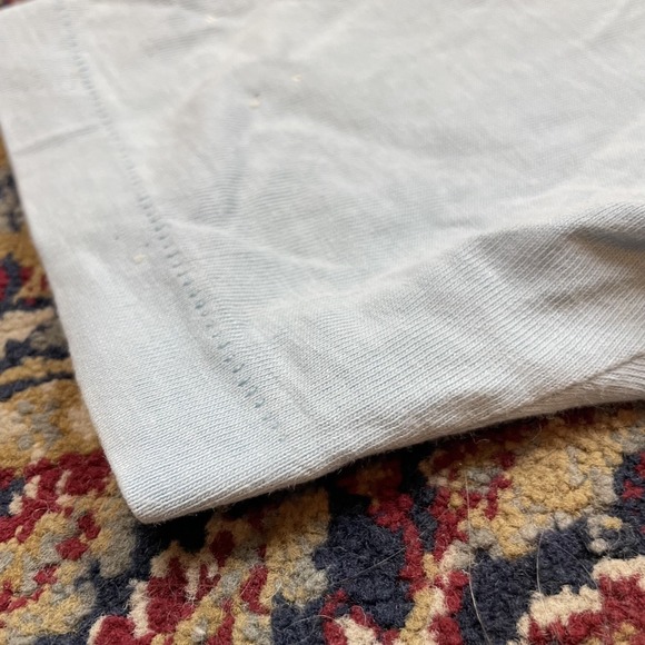 Vintage 80's Ron Jon Surf Shop Blue Wave Surf AOP Selvedge Pocket T-Shirt M SS - Picture 13 of 14